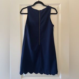 Navy Slip Mini-Dress